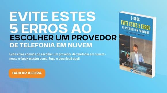 Imagem com exibição de e-book para seleção de um provedor de telefonia em nuvem