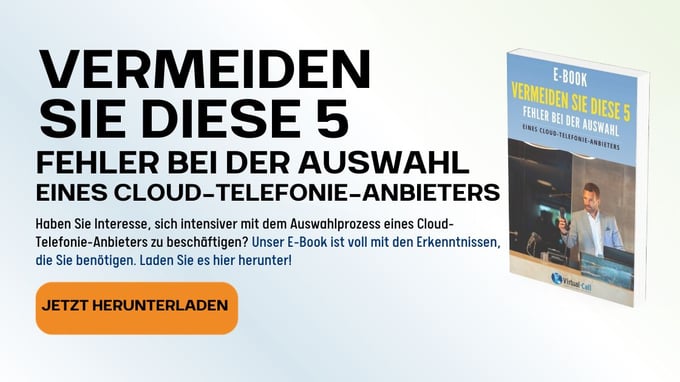 Bild mit ebook-Anzeige zur Auswahl eines Cloud-Telefonie-Anbieters